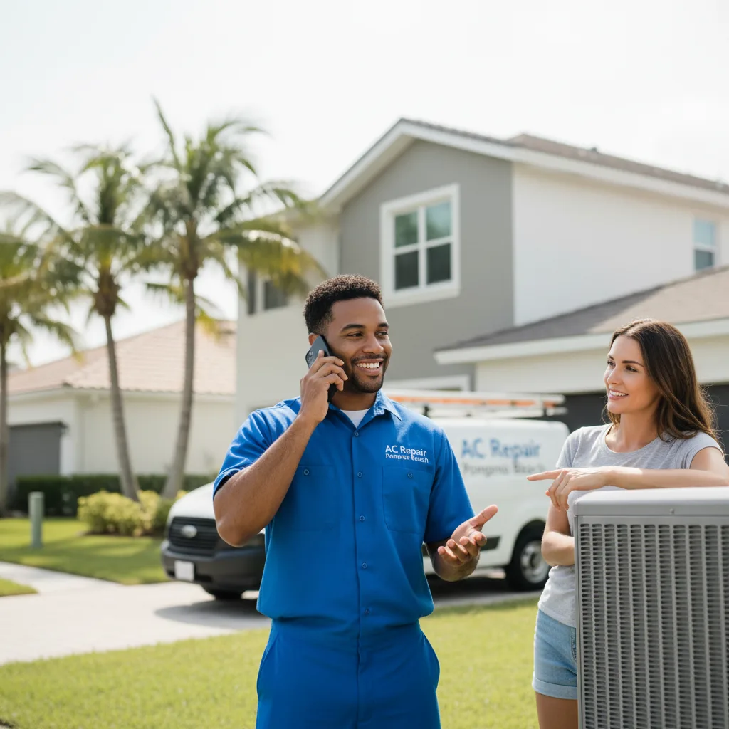 AC Repair Pompano Beach customer support in Monument